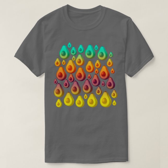 avokado popart 6 t shirt (Design framsida)