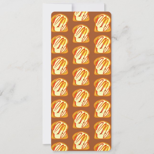 Avokado-popup med platta ägg- och tomatkort (Framsida)