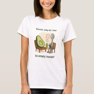 Avokado söker hjälp från skedterapeut t shirt