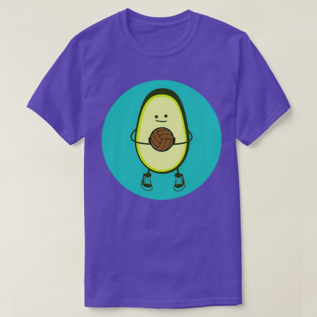 avokado som spelar boll 23 t shirt (Design framsida)
