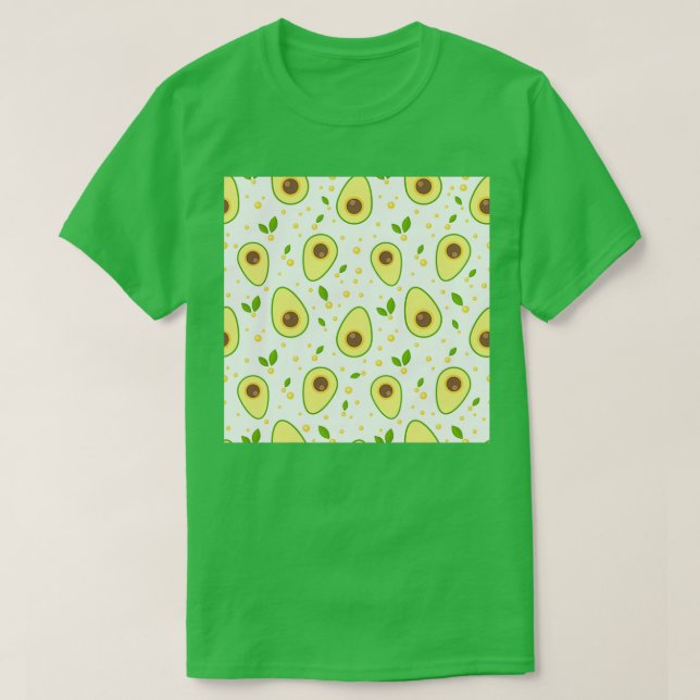 Avokado, sömlös för tryck och tyg t shirt (Design framsida)