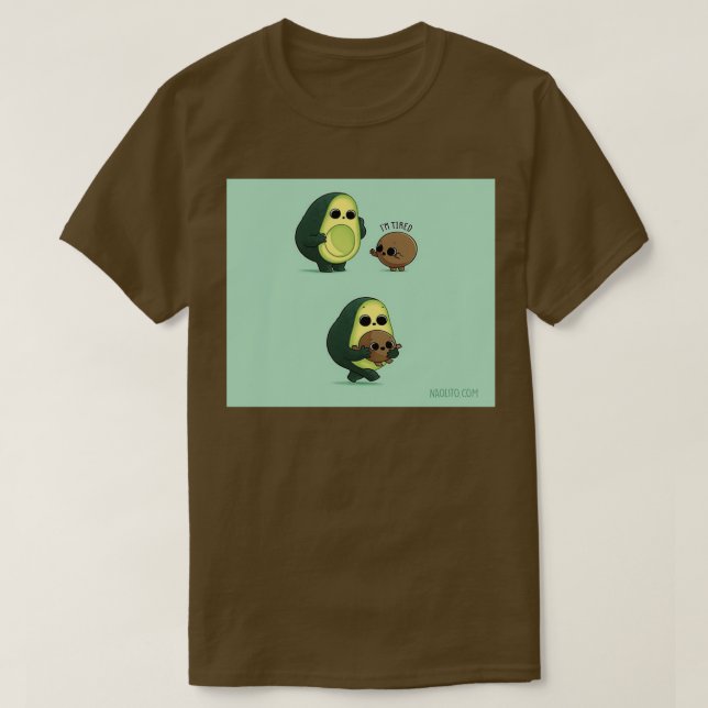 avokado söt 3 t shirt (Design framsida)