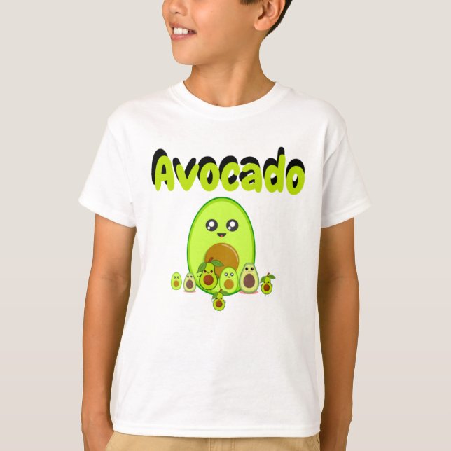 avokado t shirt (Framsida)