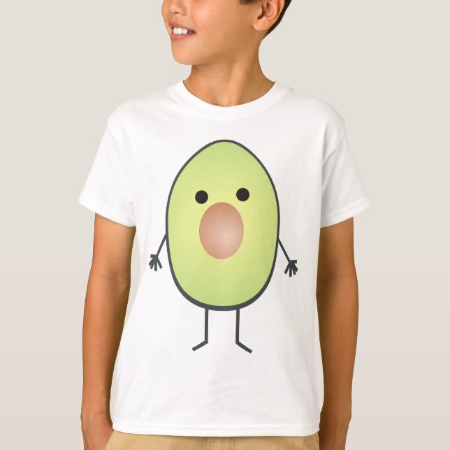 avokado t shirt (Framsida)