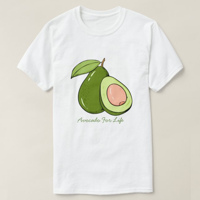 Avokado T Shirt (Design framsida)
