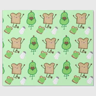 Avokado Toast Inpackningspapper Presentpapper