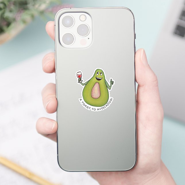 Avokado Toast Klistermärken (Telefon)