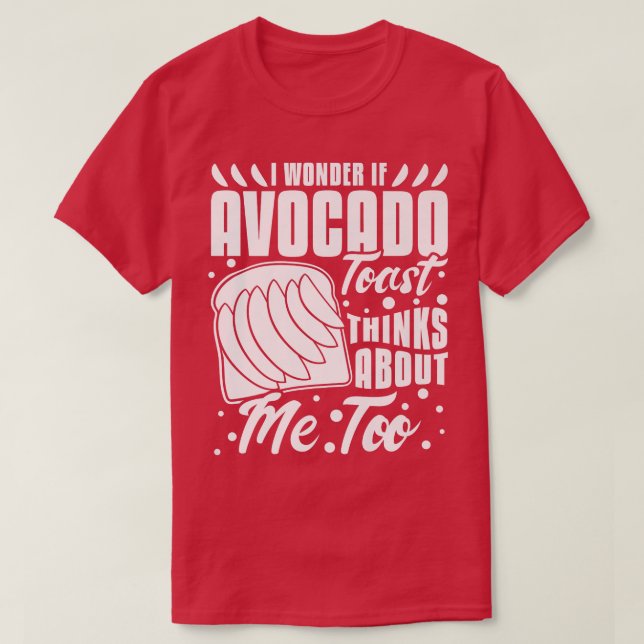 Avokado Toast Recipe Seasoning Bread93 T Shirt (Design framsida)