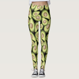 "Avokado" tryckta leggings