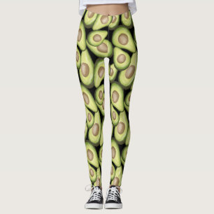 "Avokado" tryckta leggings