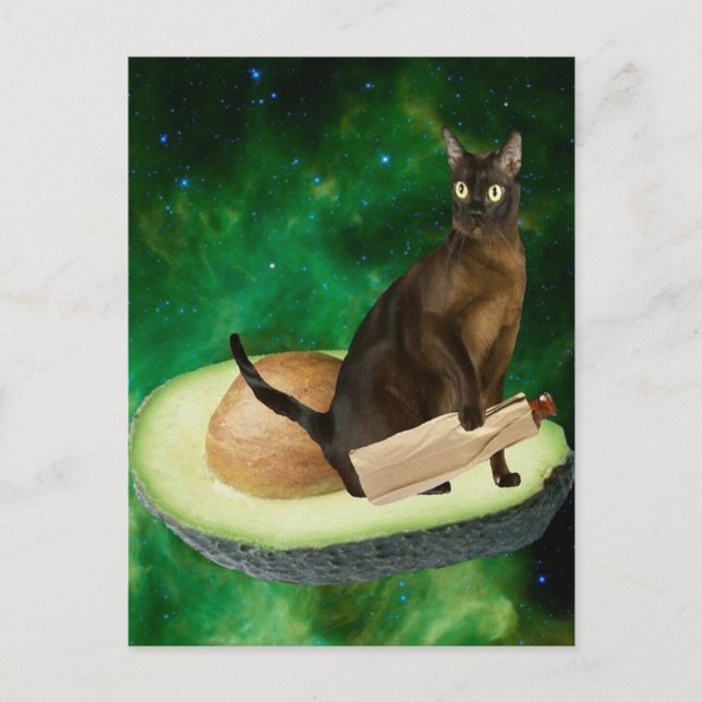 avokado vykort (Framsida)