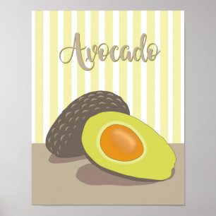 Avokadoaffisch Poster