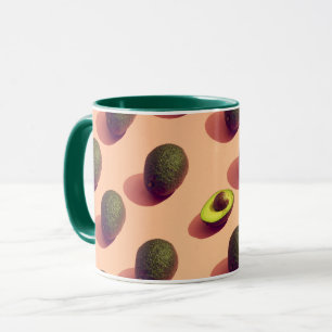 Avokadofrukt Potrait Mugg