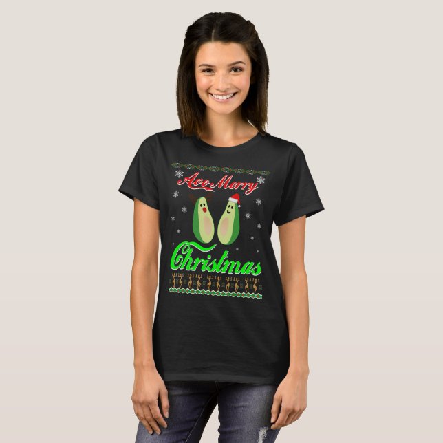 Avokadogod jul tee shirt (Hel framsida)