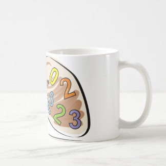 avokadon numrerar kaffemugg