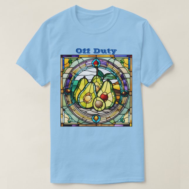 Avokados lagrade glas av T-Shirt (Design framsida)