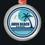 Avon Beach North Carolina Handflatan Träd Birds<br><div class="desc">Långa sandsträckor som backas upp av rullande sanddyner beskriver stränderna i Avon North Carolina. Avons fiskepir är en populär insamlingsplats.</div>