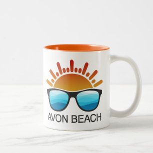 Avon Beach North Carolina Sunglasses Två-Tonad Mugg