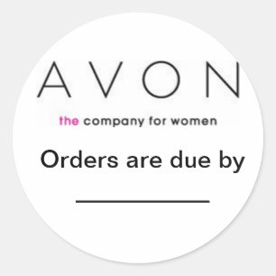 Avon beställer rakt etiketter