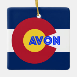 Avon CO Julgransprydnad Keramik