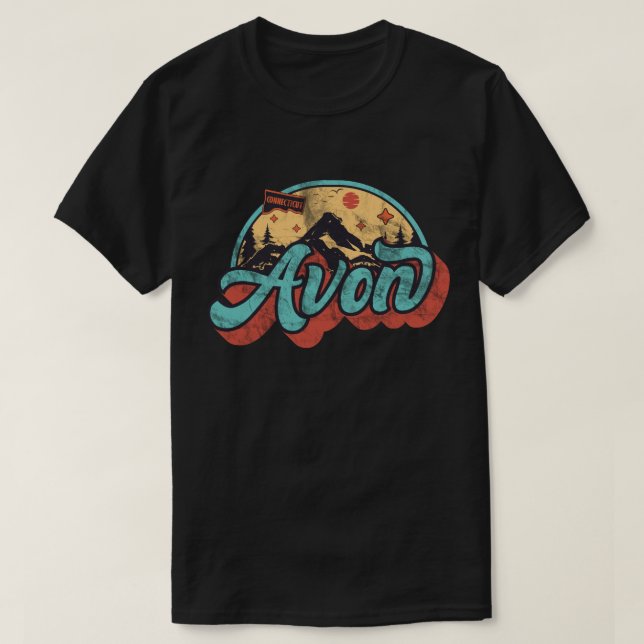 Avon, Connecticut T Shirt (Design framsida)