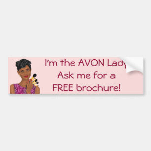 Avon Dam, Beauty Model, Afrikanska amerikanska Bildekal