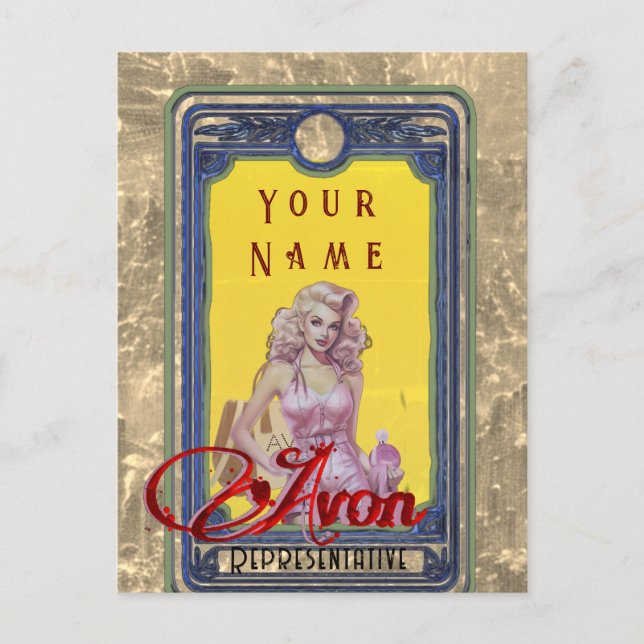 Avon Dam Business Postcard Vykort (Framsida)