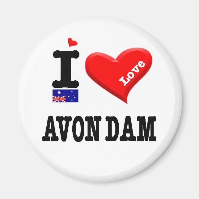 AVON DAM - I KÄRLEK MAGNET (Framsidan)