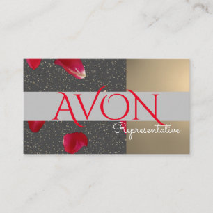 Avon från Guld och Rosor Personlig Visitkort