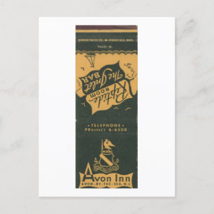 Avon från Sea NJ, Avon Inn 1950 s Matchbook Vykort