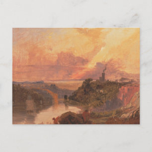 Avon Gorge vid solnedgång Francis Danby Oljemålnin Vykort