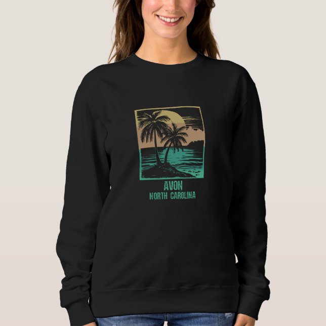 Avon handflatan Träd Beach Avon T Shirt (Framsida)