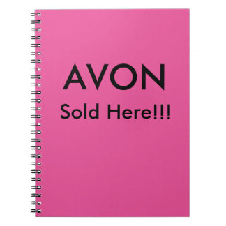 Avon handstil vadderar, journalen och/eller anteckningsbok med spiral