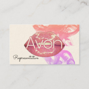 Avon läppar-personlig-estetisk visitkort