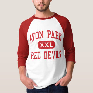Avon parkerar - röd djävular - kick - Avon T Shirt