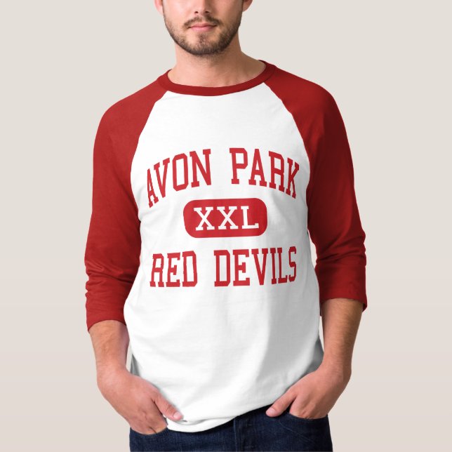 Avon parkerar - röd djävular - kick - Avon T Shirt (Framsida)