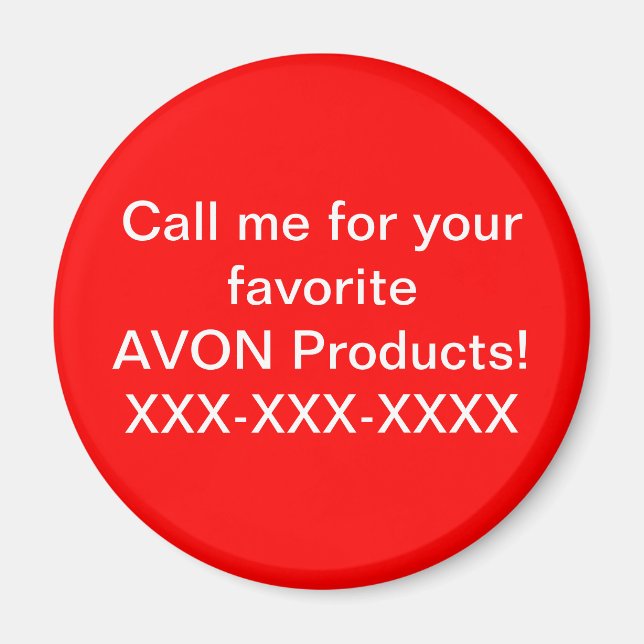 AVON Product Magnet (Framsidan)