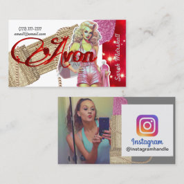 Avon Representant Instagram-Affärskort Visitkort
