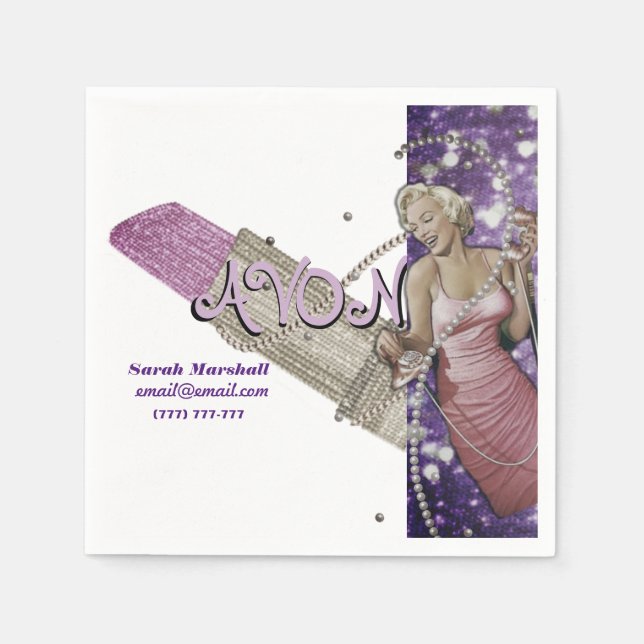 Avon representant pappersservett (Framsidan)