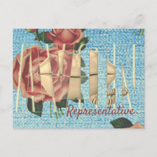 Avon representant vykort