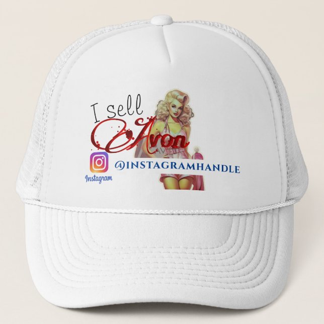 Avon representativ Instagram-Truckerkeps Keps (Framsida)
