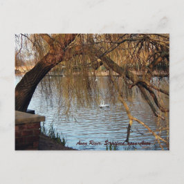 Avon River, Stratford-upon-Avon Vykort