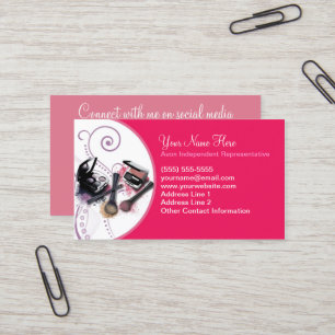 Avon socialt massmedia visitkort