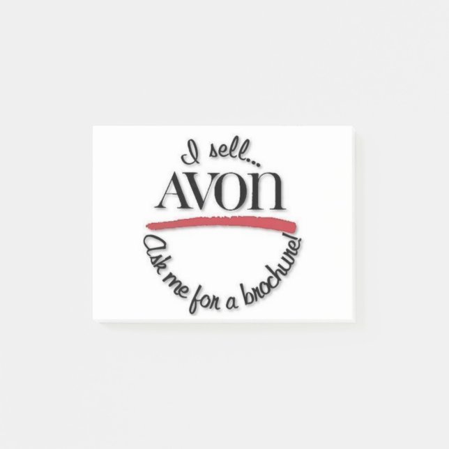 Avon tekniker som Posta-Det noterar Post-it Block (Framsida)