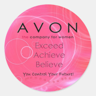 AVON Tro Sticker Runt Klistermärke