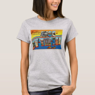 Avon vid det nya havet - vintagevykortet för tee shirt