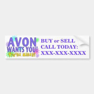 Avon vill att du bildekal