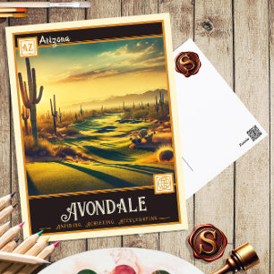 Avondale, Arizona Postkort för Vintage Vykort