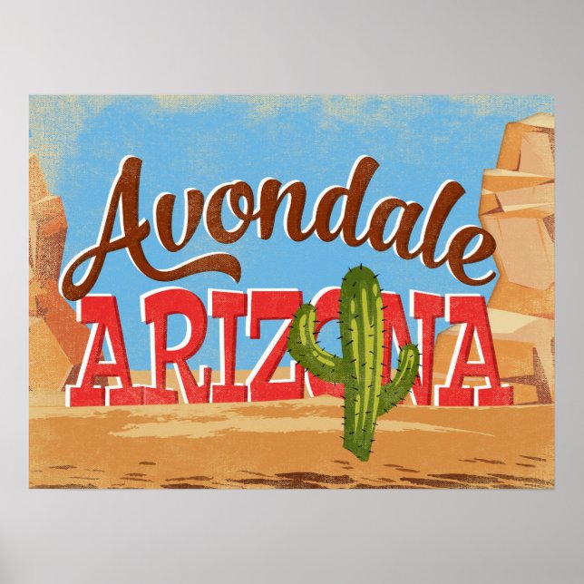 Avondale Arizona Vintage resor Poster (Framsidan)