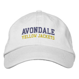 Avondale High School Embroired Baseball Hat Broderad Keps